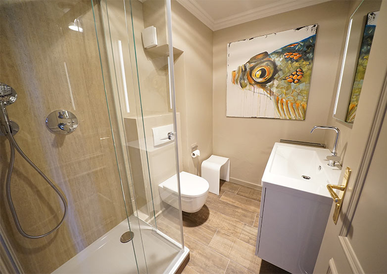 Ferienwohnung auf Sylt - Badezimmer